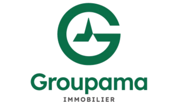 Logo de Groupama Immobilier, entreprise française d'assurance et de gestion immobilière, stratégie ESG, décarbonation